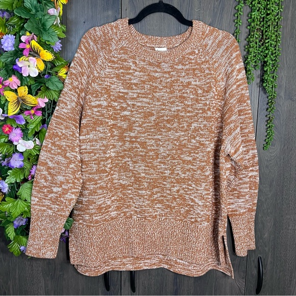 .!🌼3/$30🌼A New Day Crew Neck Long Sleeve Marbled Pullover Sweater Size XL - Picture 2 of 15